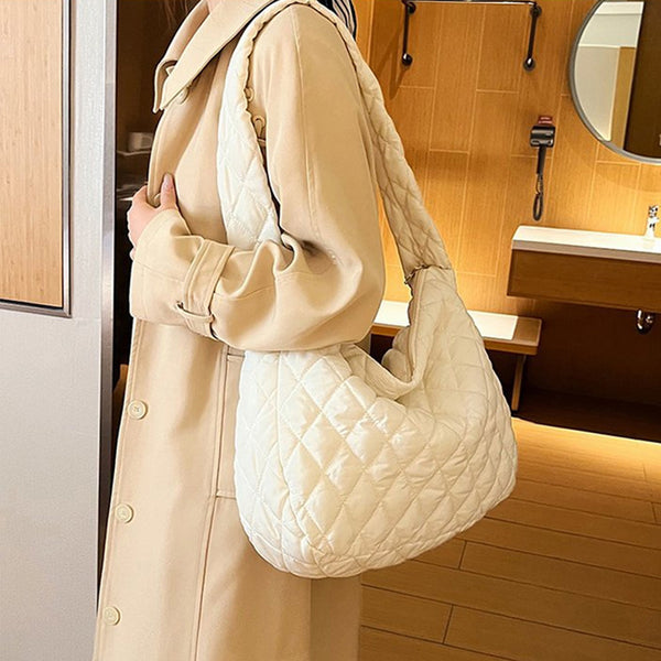 IMZAR Quilted Puffer Shoulder Bag
