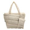 IMZAR Puffer Tote Bag With Pouch